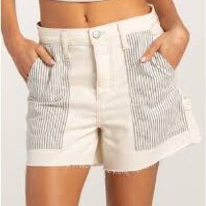LEE HIGH RISE CARPENTER SHORT SZ 33